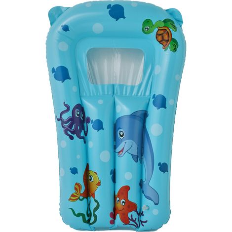 Planche de natation gonflable pour enfants, bleu, planche aquatique pour apprendre à nager, flotteur de bain pour piscine, jeu d'eau-KZQ (1/2)