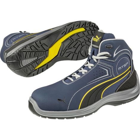 Stivali blu a medio pizzo. SB E P WRU FO SRC. Gr.42