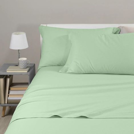 Parure de lit avec Housse de Couette 100% Coton – 2 Taies d’Oreiller 50x80 cm, Linge de Lit Confortable et Elégant - Housses de Couettes Pour 1 Personne ou 2 Personnes (1/5)