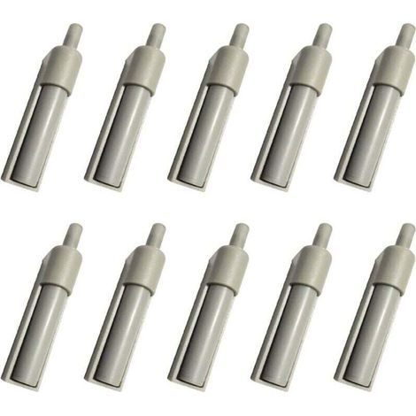 Lot de 10 Amortisseurs de Porte d'Armoire-Rénovation en Douceur pour Portes à Ouvre-Pression-Compatible Tiroirs et Glissières-Amortisseurs Polyvalents Silencieux-Accessoires de Rénovation Durable (1/4)