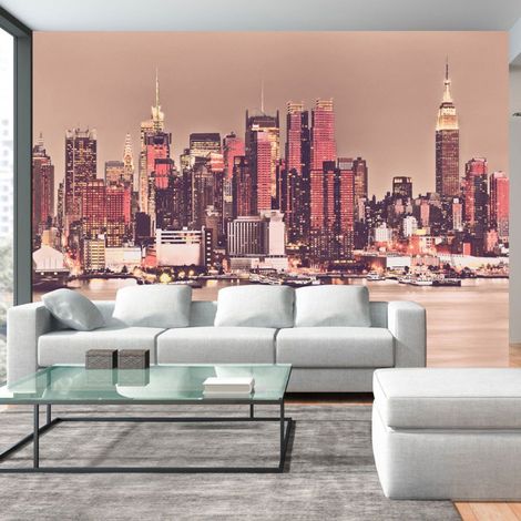 Papier Peint "NY Midtown Manhattan Skyline" 105 x 150 cm (1/2)