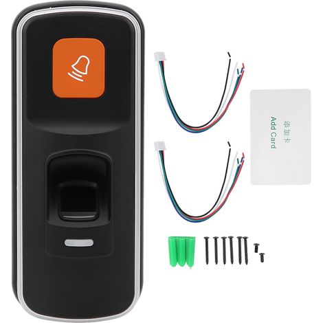 Contrôle d'accès par lecteur d'empreintes digitales 125KHz, transfert de données par carte mémoire RFID, pointeuse de présence (1/5)