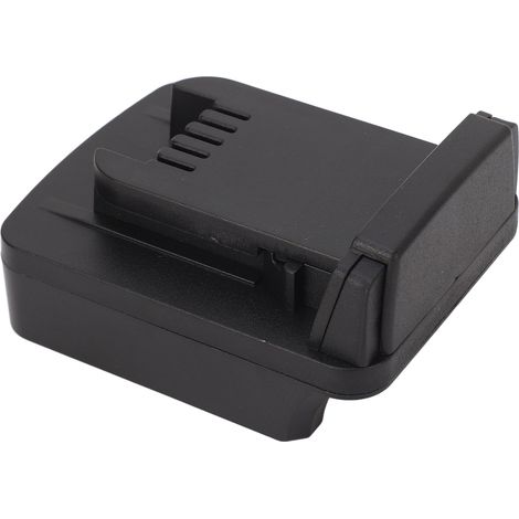 Adaptateur de batterie pour convertir les accus lithium Black & Decker LB20, LBX20, LBXR20 et Porter Cable PCC680L, PCC681L, PCC682L vers Milwaukee 18V M18 B2, M18 HB3, M18 B4. Compatible avec outils (1/5)