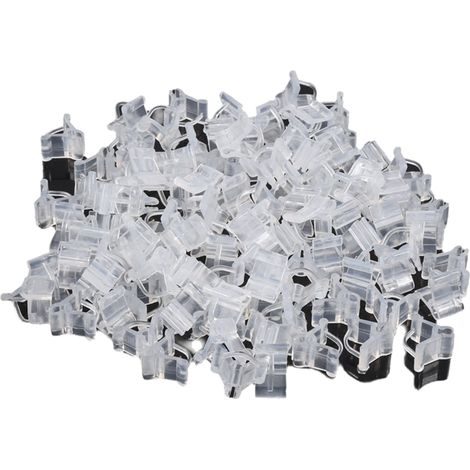 100 Pinces de greffage, clips en plastique pour tomates, aubergines, concombres, pépinière (1/5)