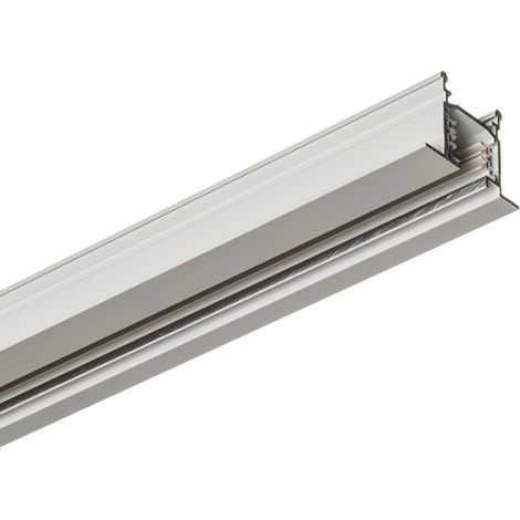 EUTRAC 2m rail triphasé encastrable blanc 230V