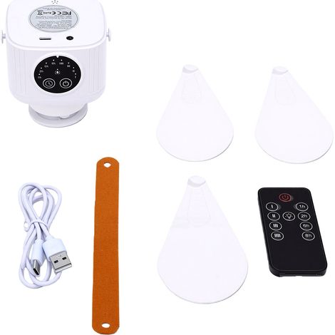 Ventilatore da soffitto portatile per esterni – Luce regolabile, ricaricabile, 3 pale, bianco per patio e giardino (1/5)