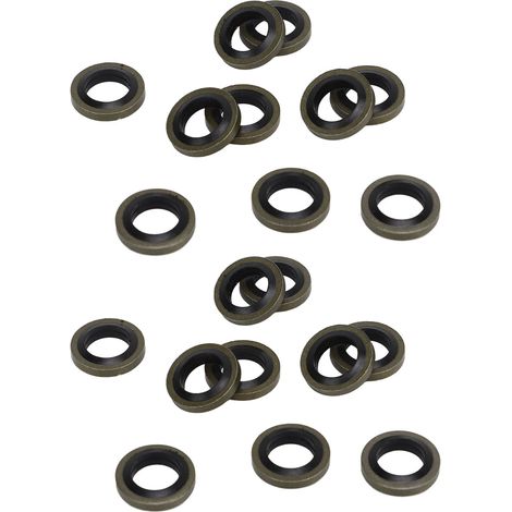 Rondelles d'étanchéité pour boulon de banjo 8mm, 20 pièces, rechange pour Dodge Ram 2500 3500 Cummins (1/5)
