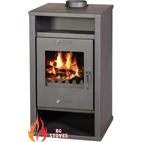 Holzofen V05 Deluxe – 11,9 kW – Modernes Design und hohe Leistung – Energieklasse A (1/5)