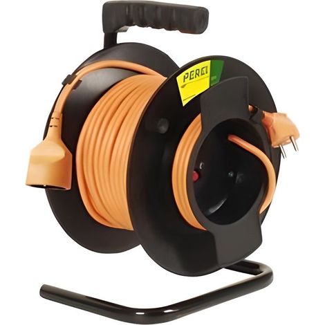 Enrouleur derouleur electrique jardin 50m 3x1.5mm²