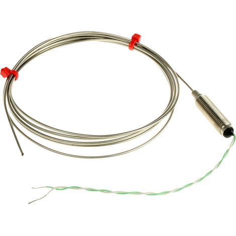 Thermocouple type K Ø 1.5mm, L 1.5m, +1100°C max à Câble ( Prix pour 1 )