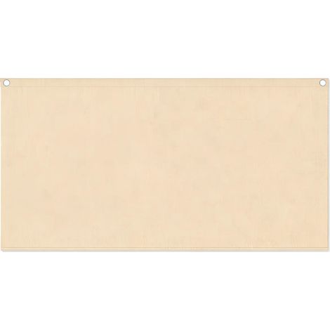 Telo Antisguardo Balcone 75x500 cm Beige PVC Occhielli Alluminio