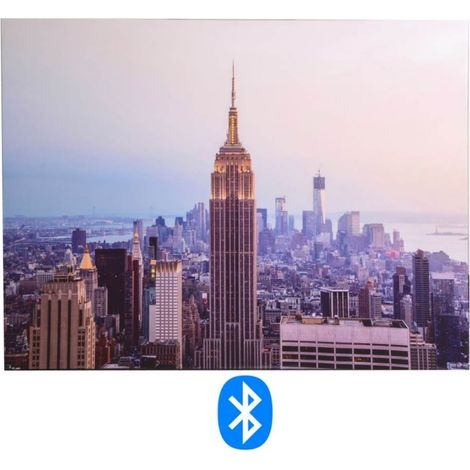 Quadro Bluetooth con stampa città alba (1/3)