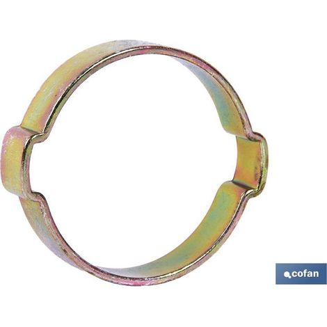 Collier à deux oreilles 28-31 mm pour la fixation de tuyaux flexibles haute pression