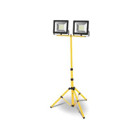 Proyector led  MATEL 2x50w. luz fria tripode 5m. 29997 (1/10)