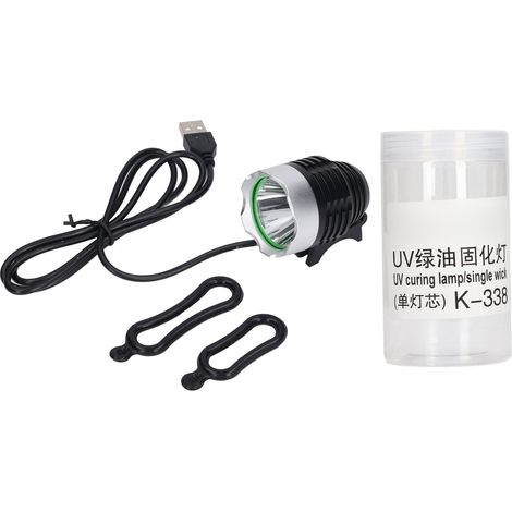 Torcia UV USB – K-338 – Olio verde – Polimerizzazione – Luce viola – Ispezione (1/5)