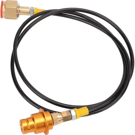 Tuyau adaptateur pour bouteille de CO2 de 60 pouces en laiton ABS pour machine à soda, raccord rapide avec déconnexion rapide (1/5)