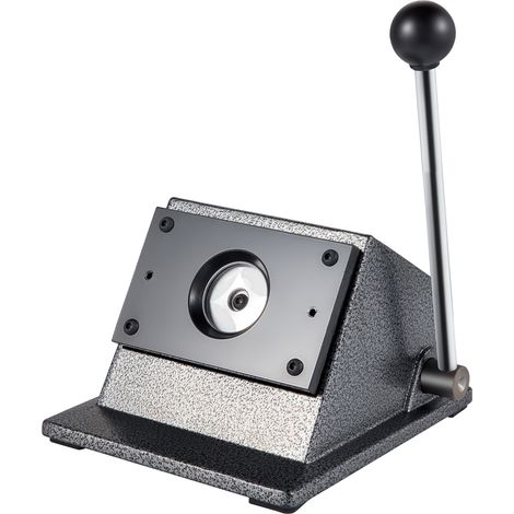 VEVOR Punzonatrice per Pressa Manuale, 44 mm Spessore 1,5 mm Punzone Grafico Fustellatore Rotondo in Ghisa per Badge Fai-da-te, Articoli Promozionali, Bottoni a Spillo, Fascette, Apribottiglie e Altri