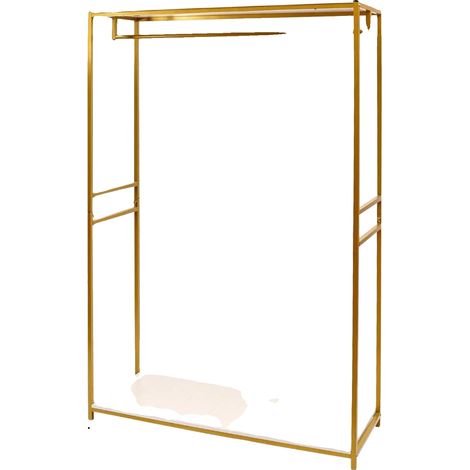 Porte-vêtements, Design moderne, Montage facile, Or (1/2)
