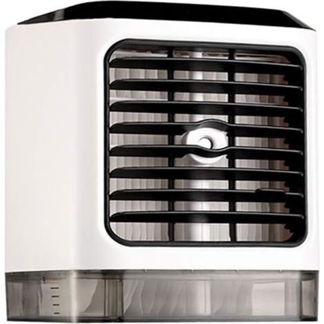 Enfriador de aire portátil con 3 velocidades, depósito de agua de 500 ml, USB, 5 V, para oficina, dormitorio y cocina - KZQ (1/5)