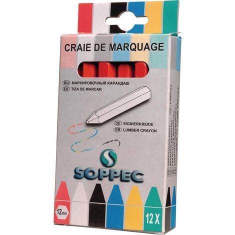 SOPPEC Markierkreide rot - 421104 (1/2)