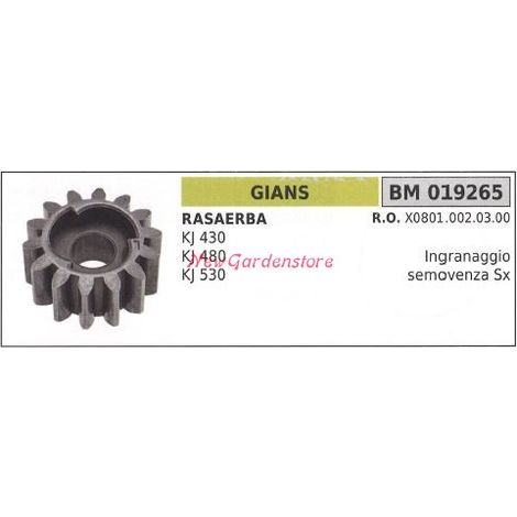 Selbstfahrendes Zahnradgetriebe GIANS LINKS GIANS Rasenmäher kj 430 019265