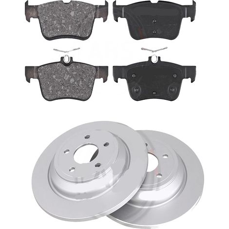 KIT FRENI POSTERIORI compatibile con FORD FOCUS IV, IV TURNIER (HN, HP) - DISCHI + PASTIGLIE OEM: P24217 / 18700 , 18739 /SOSTITUZIONE DIRETTA/BASSA POLVERE/SILENZIOSO (1/5)