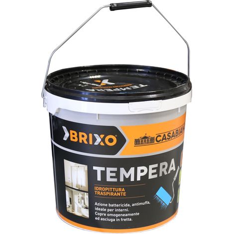 Idropittura Tempera Brixo casabianca - 2.5 Lt.
