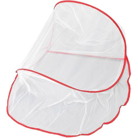 Moustiquaire pliable ronde et respirante de 25 à 26 pouces pour le camping et les activités de plein air. (1/4)