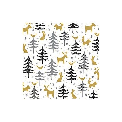 Braun & Company Servietten Forest Friends Servietten 33 x 33 cm - 20er Pack Servietten