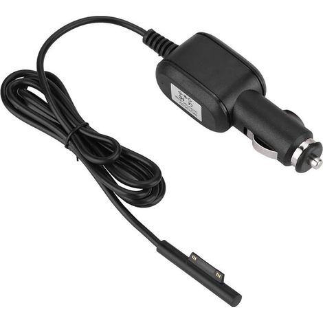 Chargeur Allume-Cigare Électrique Pour Surface Microsoft Pro 3 / Pro 4 Noir (1/5)