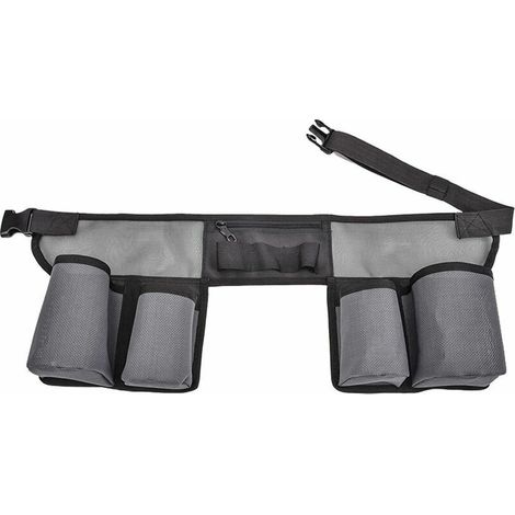 Motorcycle Kit de Nettoyage Sac Banane Sac de Taille pour Outils de Jardinage Ceinture à Outils de Jardin avec Poches, Chariot pour Produits de Nettoyage, Ceinture Ajustable pour Hommes (1/5)