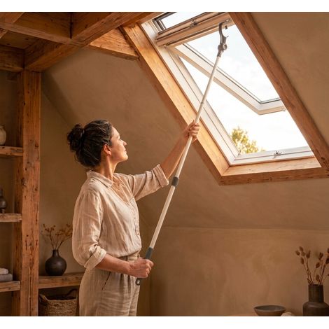 Canne Télescopique pour fenêtre de toit Velux ®