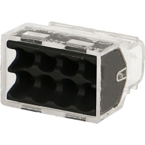 50 bornes Eur'Ohm FastLock pour fil rigide 8 entrées