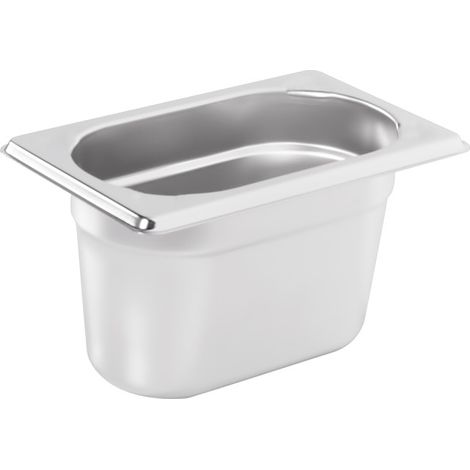 Bac gastronorme inox GN 1/9 profondeur 100 mm - ATOSA