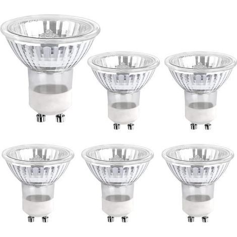 Ampoule Halogène - GU10 - 50W - 500lm - Dimmable - Blanc Chaud 2700K (1/4)