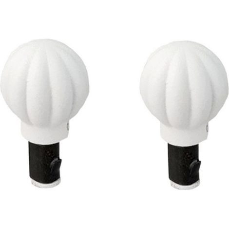 tappi terminali per barra fermavetro, diam. 10 mm, bianco accogliente, CESSOT CESSOT