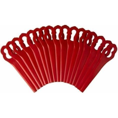 CHOYCLIT 100 Stück PA6-Klingen für Einhell GE CT 18 Li, GC CT 18/24 Li, BG CT 18 Li, RG CT 18 Li Akku-Rasentrimmer, Ersatzklingen aus Kunststoff (1/5)