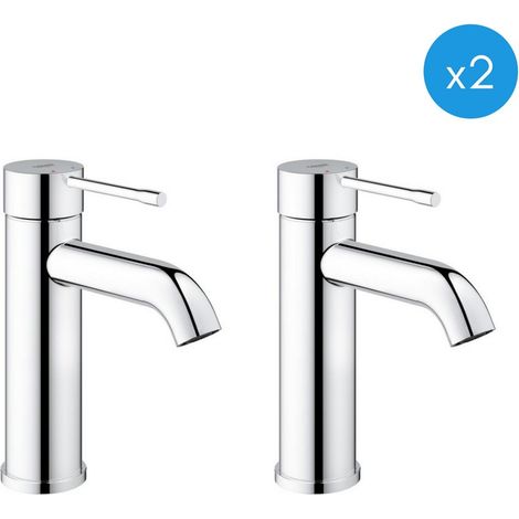 Grohe Essence New - 2er-Set Waschbeckenmischer verchromt (23590001-DUO)