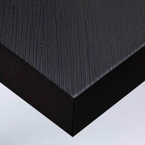 DIMEXACT - Papier peint adhésif effet bois noir - 122 cm x 0.5 m - En Rouleau (1/3)