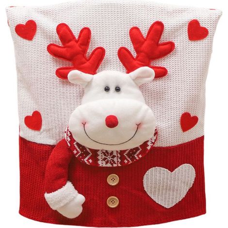 Housse de chaise décorative pour Nol - Décoration de fête pour maison (1/5)