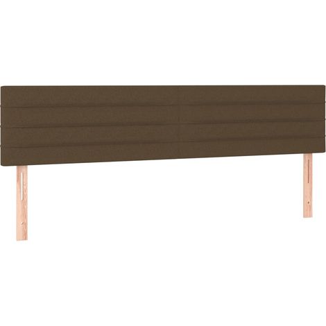 Maison Exclusive - Kopfteile Dunkelbraun 180x5x78/88 cm Stoff