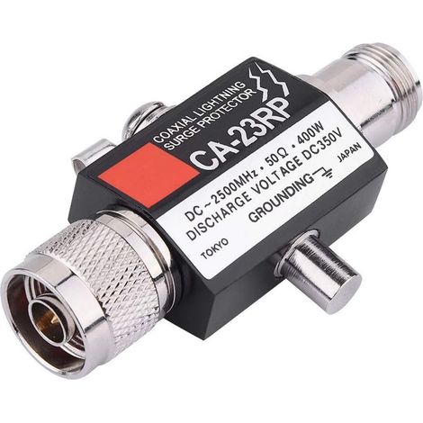 Parasurtenseur N mâle vers N Femelle Connecteur Coaxial , Parafoudre Surtension Protecteur (1/5)
