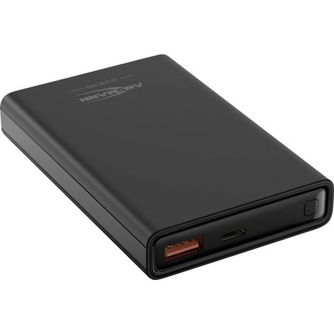 ANSMANN Powerbank PB222PD, 10 000 mAh, noir (1/7)