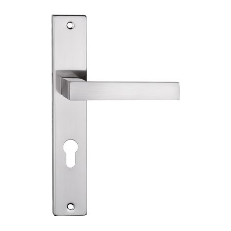 Tirador de puerta Qubik de níquel cepillado para inodoro de 72 cm - MP KL VQ7WN