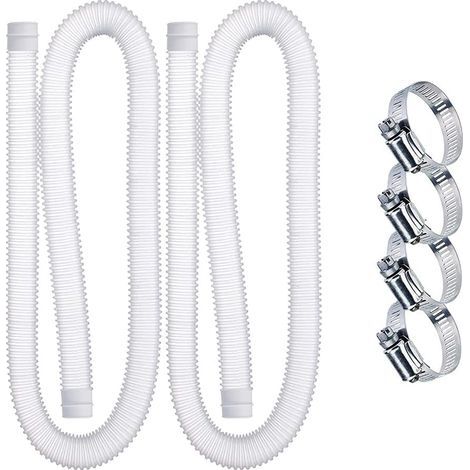 [JAMAIS UTILISÉ]Tuyaux de remplacement pour piscine, tuyaux de remplacement pour pompe de filtre de piscine de 1,25 pouces de diamètre (2 pièces), PE anti-torsion de qualité supérieure, compatibles av (1/5)