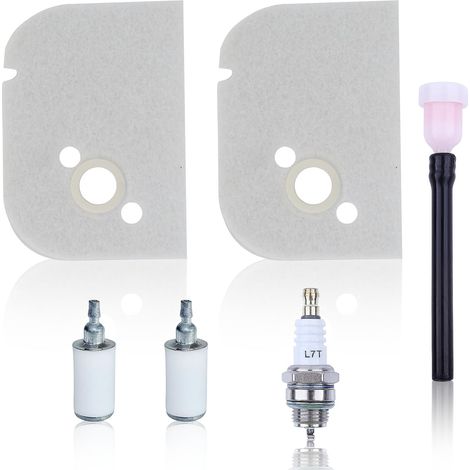 Filtre à Air pour Tronçonneuses STIHL 009, 010, 011, 012, ST600 Kit Filtre à Air ADEFOL Filtre à Carburant Bougie Pièces de Rechange Filtre à Air (1/5)