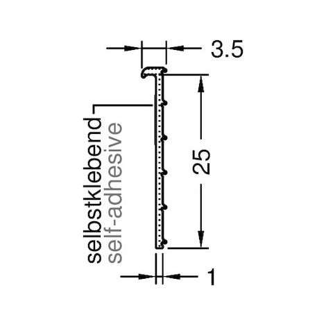 GUTMANN Fensterbankdichtung UD 400-1