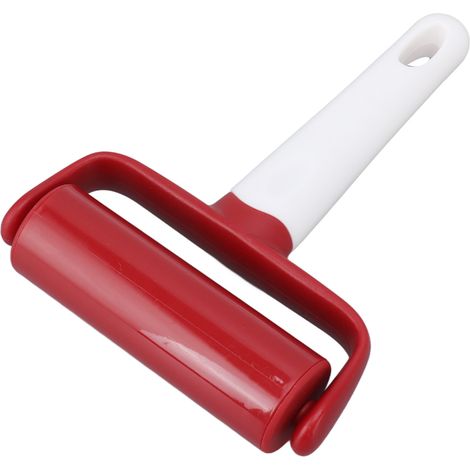 Petit rouleau à pâtisserie antidérapant, suspendu, en plastique, type T, avec poignée, idéal pour la pâte à pizza et à tarte. (1/5)