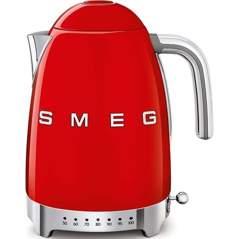 Smeg KLF04RDEU Bollitore Rosso 1.7L LED Temperatura