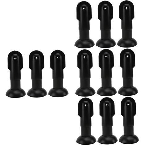 HOMSFOU Lot de 12 pieds support pour cloison toilettes/salle